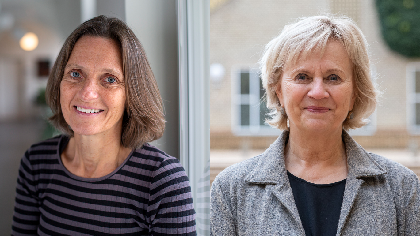 Dean Anne Mette Hvas and Acting head of department Helle Terkildsen Maindal